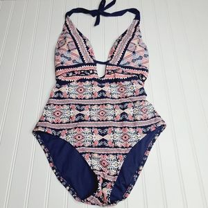 New KONA SOL one piece Halter Swimsuit